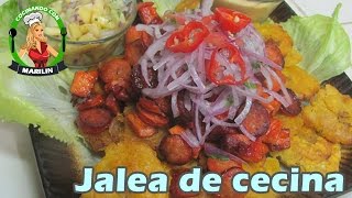 Receta del día Jalea de cecina o carne ahumada  Cocinando con Marilin [upl. by Ilowell]