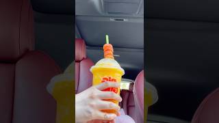 Mangonada at 7 eleven store mangoslurpe peachring mangonada chili sweetsour mango shortvideo [upl. by Earehs803]