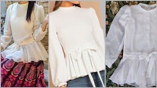 Peplum Top Cutting and Stitching [upl. by Comyns]