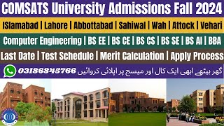 COMSATS University Islamabad Admission 2024  COMSATS University Lahore Admission 2024  Admission [upl. by Arnst715]