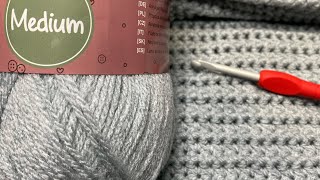 Écharpe XL homme au crochet pour droitiers [upl. by Bryana]