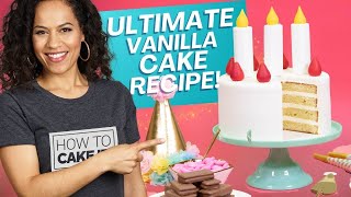 The ONLY Vanilla cake recipe you’ll ever need Delicious moist Yo’s most popular cake recipe ever [upl. by Yelkrab]