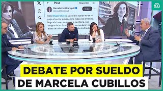 Debate por polémica de Marcela Cubillos y su sueldo en universidad [upl. by Arza790]