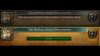 How To Get The TakRethan Abyss Discoveries Achievement AzjKahet Delve [upl. by Notyap]