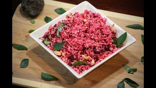 Beet Rice  Beet Root  1 minute Recipes Quick amp Easy  Healthy Recipes Lunch Box Recipes [upl. by Aes814]