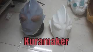 Demolding Process  Ultraman Tiga Helmet [upl. by Arok]