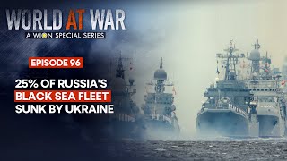 How did Ukraine sink 25 of Russias Black Sea Fleet in the Naval War  World At War  WION [upl. by Onitnelav]