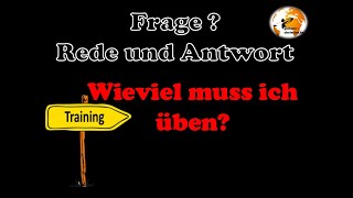 Golf  Frage Rede und Antwort Wieviel muss ich üben [upl. by Anahsar]