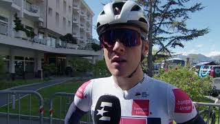 Ilan Van Wilder  Interview at the start  Stage 4  Tour de Romandie 2024 [upl. by Bohlen444]