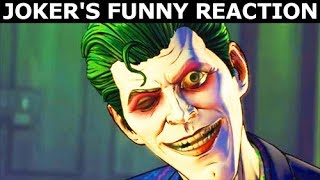 Villain Jokers Funny Reaction To Alfreds Eyepatch  BATMAN Season 2 The Enemy Within Episode 5 [upl. by Atinit]