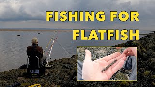 Shore Fishing for Flatfish Mostyn North Wales UK Sea Fishing [upl. by Tj957]