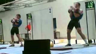 Ivan Denisov Long Cycle WR 116 reps in kettlebell long cycle [upl. by Polish]