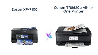 Epson XP7100 vs Canon TR8620a Which Printer is Best [upl. by Fruin158]