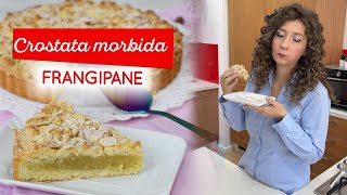 Crostata frangipane morbida dessert alle mandorle perfetto a fine pasto o a merenda [upl. by Tihw]