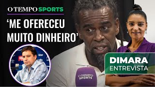 EXCLUSIVO Tinga revela bastidor com Itair Machado antes de sair do Cruzeiro  DIMARA ENTREVISTA [upl. by Schenck]