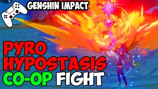 Pyro Hypostasis Fight  Genshin Impact [upl. by Fretwell]