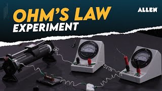 ➡️ OHMS Law Experiment for Board  Complete Video to Understand Practical  ALLEN Career Institute [upl. by Shaffert]