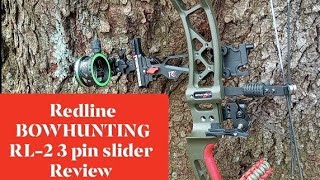 Redline Bowhunting RL2 3 pin slider review [upl. by Ivets366]