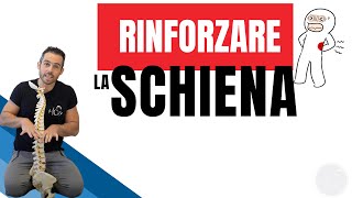 Esercizi per RINFORZARE la SCHIENA ecco i migliori 3 [upl. by Llenrrad]