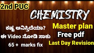 2nd PUC Chemistry Important Questions for annual exam 2024 fix questions for Annual Exam [upl. by Storfer476]