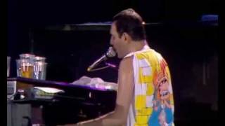 Queen  Bohemian Rhapsody Live At Wembley Stadium 1986 [upl. by Norri]