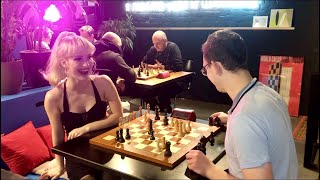 fun and emotional bullet with Lada Ilyina and with a professional blitz player Ratnikov Mikhail [upl. by Penhall]