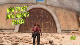 Bug Fix How to get into Jabbas Palace  Star Wars Outlaws [upl. by Sirromed23]