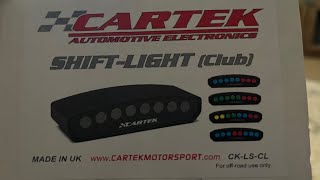 Cartek Club shift light in 1st gen CRX [upl. by Drofniw241]