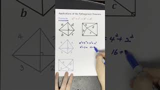 Math Exam Hack MEMORIZE this 🤩🔈 pythagoreantheorem shortcut [upl. by Hendren868]