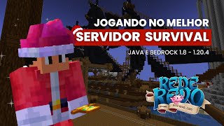 Preparando o evento de FIM DE ANO no MELHOR SERVIDOR SURVIVAL 121 do MINECRAFT [upl. by Acalia634]