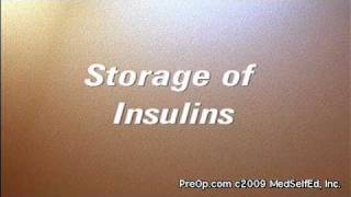 Diabetes Patient Education Insulin Storage [upl. by Yeo380]