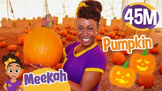 Meekah Visits the Pumpkin Patch  Halloween Marathon  Blippi and Meekah Kids TV [upl. by Leizo971]