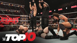 Top 10 Monday Night Raw moments WWE Top 10 Nov 18 2024 [upl. by Neyut]