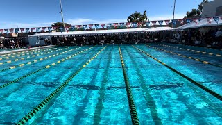 2142  50 yard freestyle prelims  2023 Speedo Winter Sectionals [upl. by Anairo]