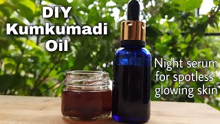 How To Make Kumkumadi Tailam At Home  Ayurvedic facial oil for pigmentation wrinkles antiaging [upl. by Harpole]