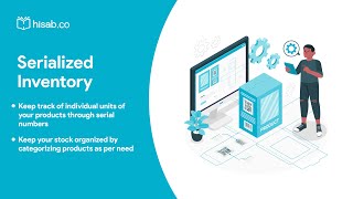 How to manage Serialized Inventory in Hisab  Desktop  Hindi [upl. by Dahlstrom]