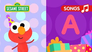 Elmos Birthday Party ABCs  Sesame Street Animated Songs [upl. by Doretta938]