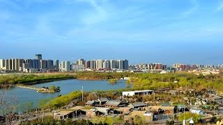 Aerial view of Tangshan 40 years after massive earthquake [upl. by Dominus323]