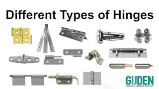 Different Types of Hinges  Choosing the Right Hinge for Your Application [upl. by Anuaf64]