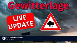 Gewitterlage am Montag  LiveUpdate [upl. by Elvie638]