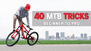 40 MTB Tricks  BEGINNER to PRO  Gabriel Wibmer [upl. by Monro]