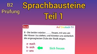 B2Prüfung sprachbausteine B2 teil 1 [upl. by Aissenav]