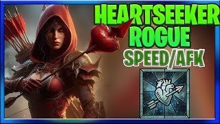 Diablo 4 Season 4 Rogue Build Guide  HeartSeeker Rogue Speed  AFK Leveling Version No Trap X [upl. by Kemeny]