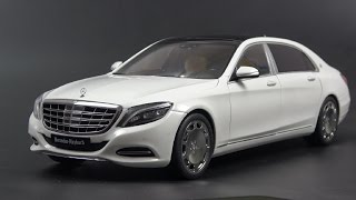 118 AUTOart MERCEDES MAYBACH S Class S600 review [upl. by Aalst]