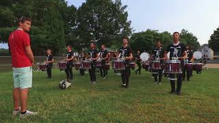 Bluecoats drumline at Cranston RI 2018 [upl. by Keating736]