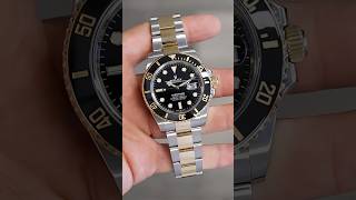 Rolex Submariner Date 41mm Black Dial Two Tone Yellow Gold 126613LN [upl. by Aromas]