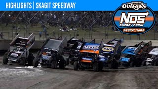 World of Outlaws NOS Energy Drink Sprint Cars Skagit Speedway September 2 2022  HIGHLIGHTS [upl. by Raskind]