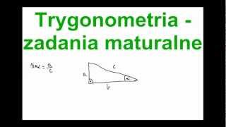 Trygonometria zadania maturalne  55 minut liczenia zadań maturalnych [upl. by Narton]