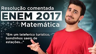 Resolução do ENEM 2017 Matemática  Teleférico Turístico  Questão 1145 [upl. by Mourant]