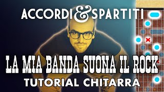 LA MIA BANDA SUONA IL ROCK Tutorial Chitarra  Ivano Fossati [upl. by Seraphina994]